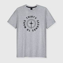 Футболка slim-fit 30STM logo, цвет: меланж