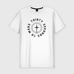 Футболка slim-fit 30STM logo, цвет: белый