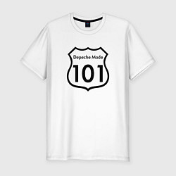 Футболка slim-fit Depeche Mode - 101 Route 66, цвет: белый