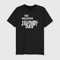 Мужская slim-футболка The walking judo dad