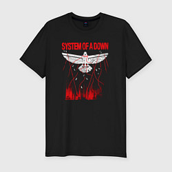 Футболка slim-fit System of a Down metal band, цвет: черный