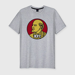 Мужская slim-футболка Lenin KFC