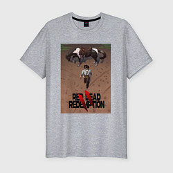Мужская slim-футболка Red Dead Redemption II