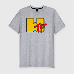 Мужская slim-футболка MTV WTF