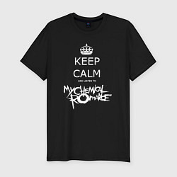 Мужская slim-футболка My Chemical Romance keep calm