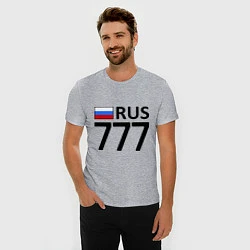 Футболка slim-fit RUS 777, цвет: меланж — фото 2