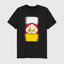 Мужская slim-футболка Осетия Ирон