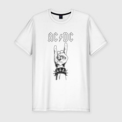 Мужская slim-футболка RnR AC DC