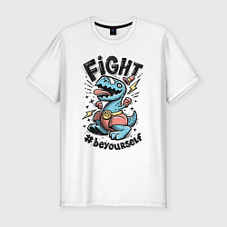 Футболка slim-fit Fight Light, цвет: белый