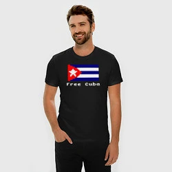 Футболка slim-fit Free Cuba, цвет: черный — фото 2