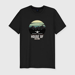 Футболка slim-fit House of culture, цвет: черный