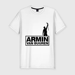 Футболка slim-fit Armin van buuren, цвет: белый