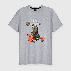 Мужская slim-футболка Lethal Company: Bug Winner