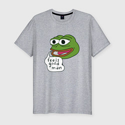 Мужская slim-футболка Pepe feels good man