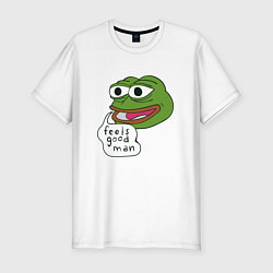 Мужская slim-футболка Pepe feels good man