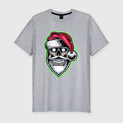 Футболка slim-fit Dead Santa, цвет: меланж