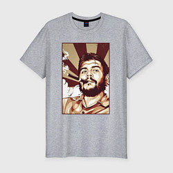 Мужская slim-футболка Эрнесто - портрет
