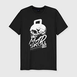 Футболка slim-fit Mad skull crossfit, цвет: черный