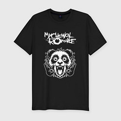 Футболка slim-fit My Chemical Romance rock panda, цвет: черный