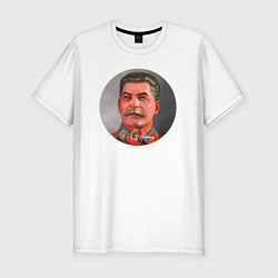 Мужская slim-футболка Stalin color