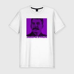 Футболка slim-fit Joseph Stalin, цвет: белый