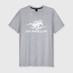 Футболка slim-fit Dhv magellan death stranding 2 on the beach, цвет: меланж