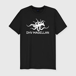 Мужская slim-футболка Dhv magellan death stranding 2 on the beach