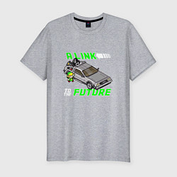Футболка slim-fit A Link to the future, цвет: меланж