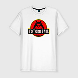 Футболка slim-fit Totoro park, цвет: белый