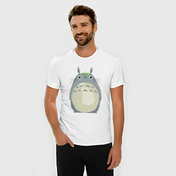 Футболка slim-fit Neighbor Totoro, цвет: белый — фото 2