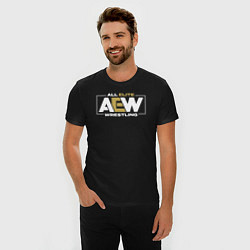 Футболка slim-fit All Elite Wrestling AEW, цвет: черный — фото 2
