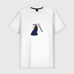 Футболка slim-fit Facepalm, цвет: белый