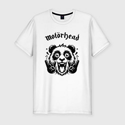Мужская slim-футболка Motorhead - rock panda