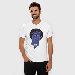 Футболка slim-fit Tardis fly, цвет: белый — фото 2