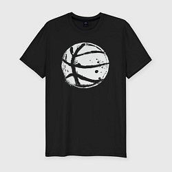 Мужская slim-футболка Basket balls