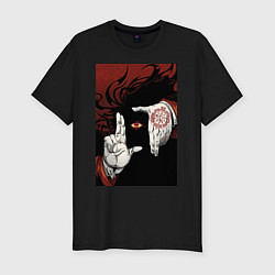 Мужская slim-футболка Хеллсинг Алукард Вампир