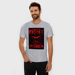 Футболка slim-fit Камина Гуррен Дан, цвет: меланж — фото 2