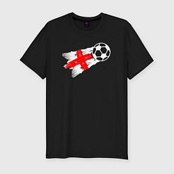 Мужская slim-футболка Футбол Англии