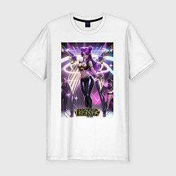 Футболка slim-fit League Of Legends Akali Kda, цвет: белый