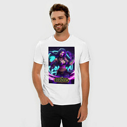 Футболка slim-fit League Of Legends Akali Kda, цвет: белый — фото 2