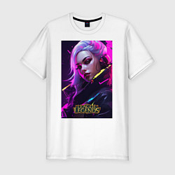 Футболка slim-fit League of Legends Kaisa Kda, цвет: белый