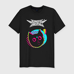 Футболка slim-fit Babymetal rock star cat, цвет: черный