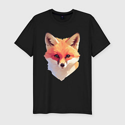 Футболка slim-fit Foxs head, цвет: черный