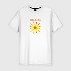 Футболка slim-fit Solar Fire, цвет: белый