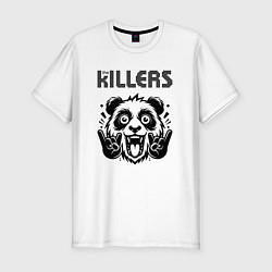 Мужская slim-футболка The Killers - rock panda