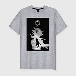 Мужская slim-футболка Семь смертных грехов Мелиодас