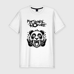 Мужская slim-футболка My Chemical Romance - rock panda