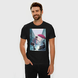 Футболка slim-fit Хиёри Ики Ято, цвет: черный — фото 2