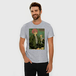 Футболка slim-fit Рам Рем, цвет: меланж — фото 2