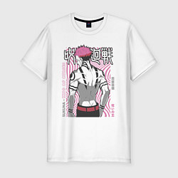 Мужская slim-футболка Магическая битва Сукуна jujutsu kaisen Sukuna